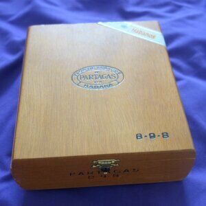 Flor de Tabacos De Partagas YES Habanos 8-9-8 Cigar Box *Box Only NO Cigars*